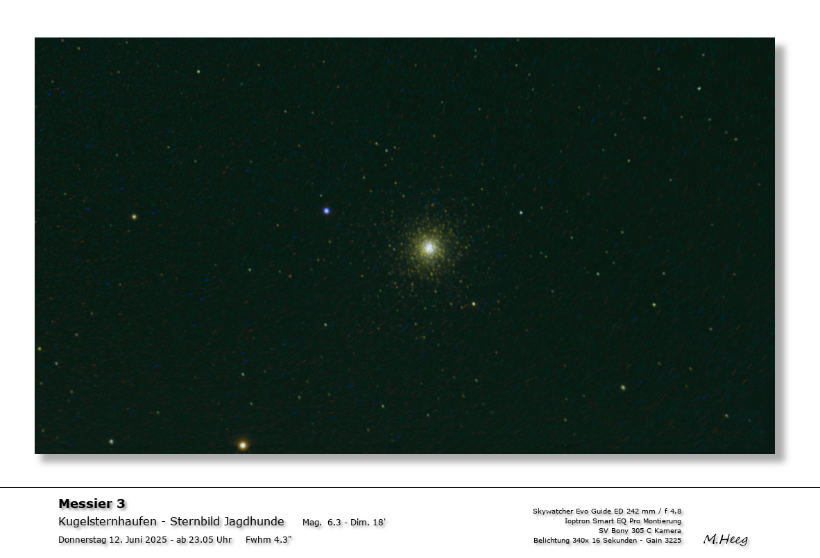 Beobachtung mit kleiner Ausrüstung.