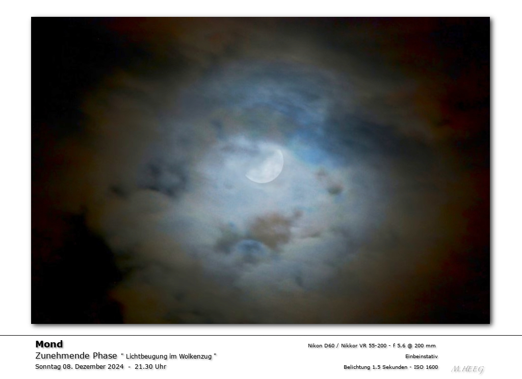 ... Himmelsbeobachtung Mondlicht