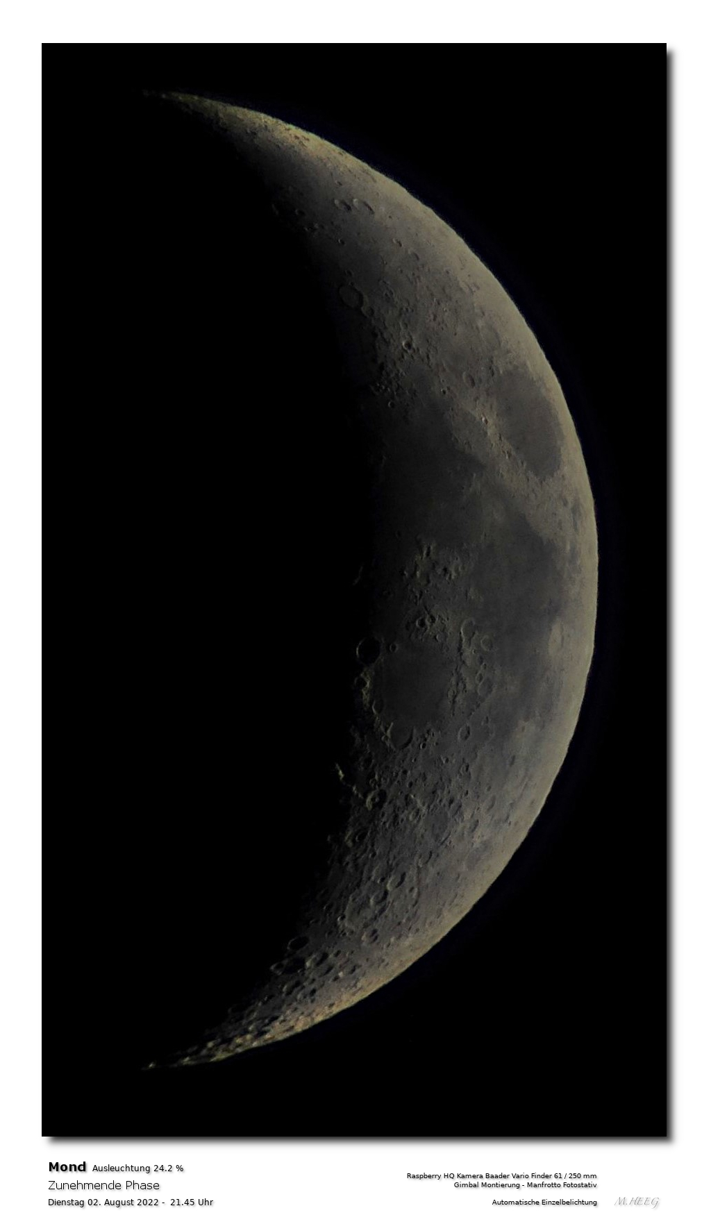 Mondbeobachtung mit " kleinen " Pixeln