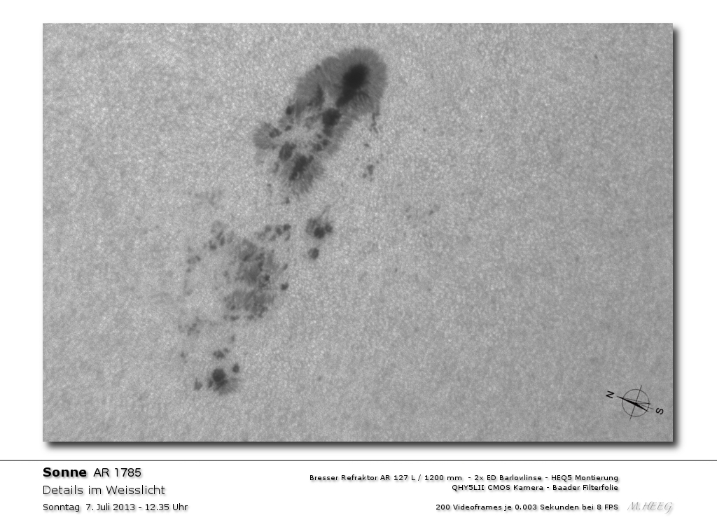 Aktive Region der Sonne
