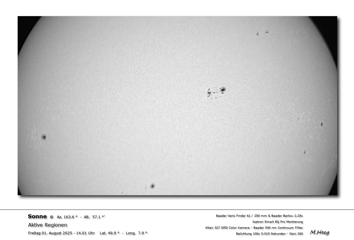 Die Aktivitäten der Sonne