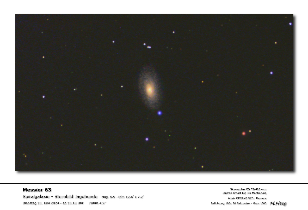 Galaxie im Sternbild Jagdhunde