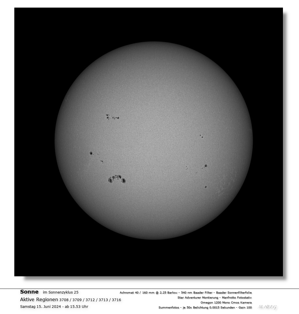 Sonnendarstellung 40 mm Öffnung