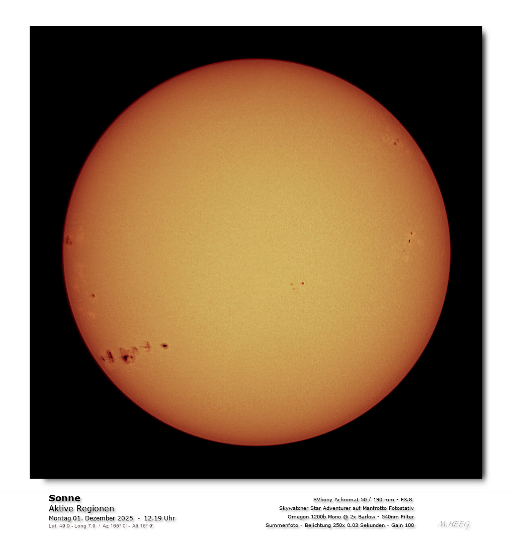 Aktive Regionen der Sonne