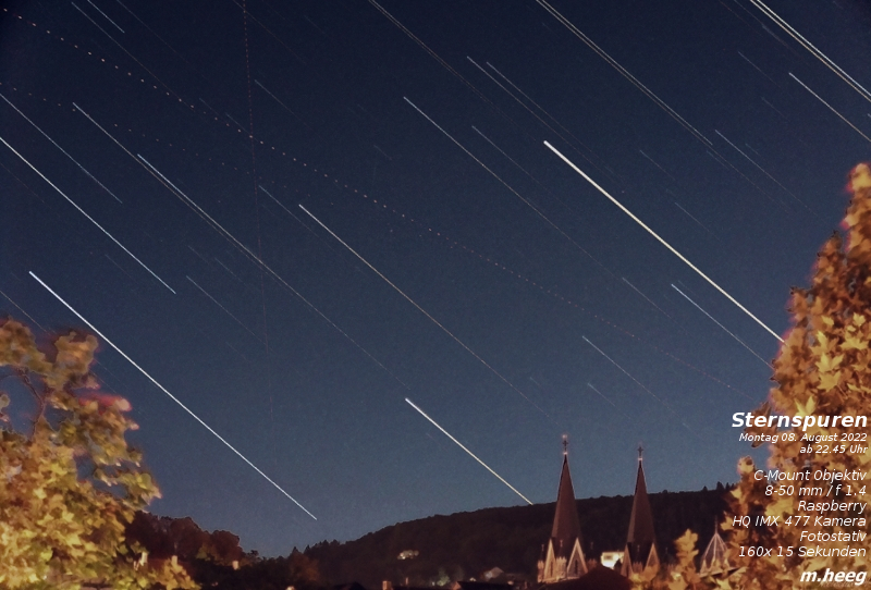 Summenfoto Strichspuren