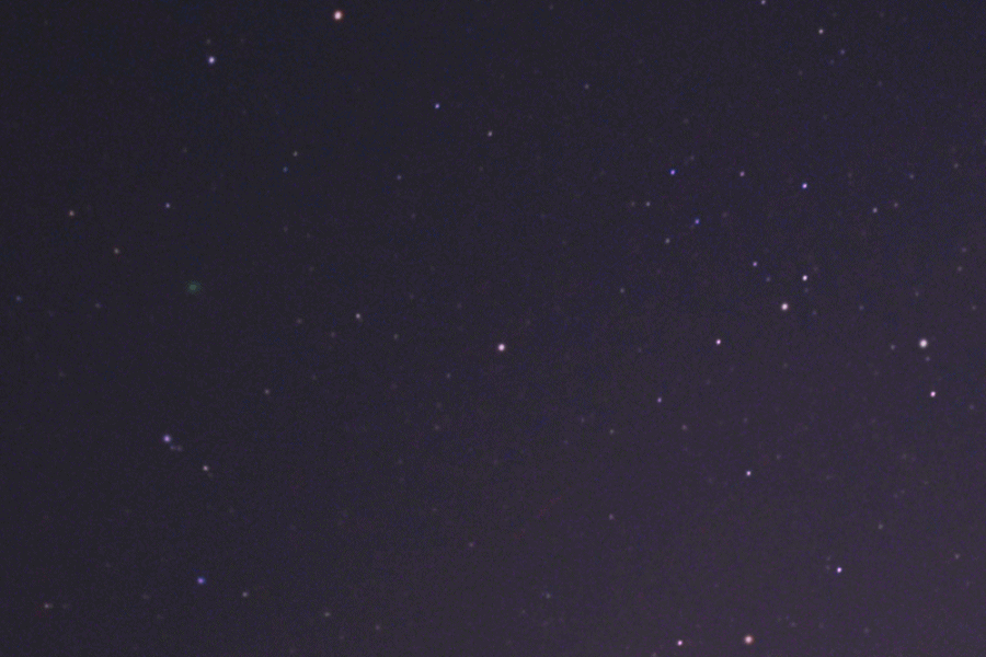 Animation Kometenposition