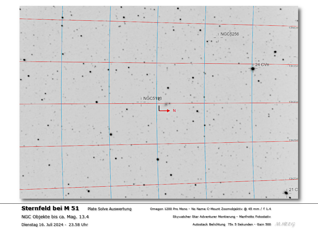 NGC Galaxien bei Messier 51