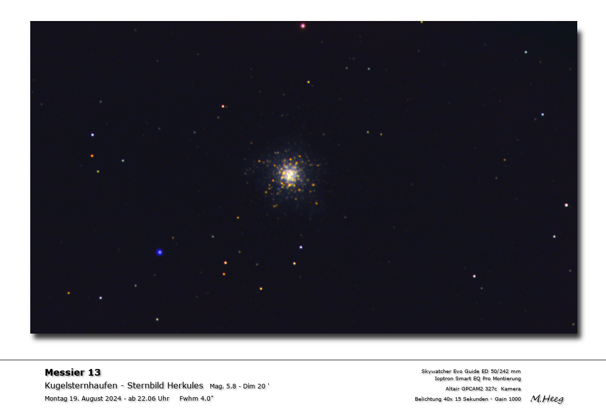 Kugelsternhaufen im Sternbild Herkules