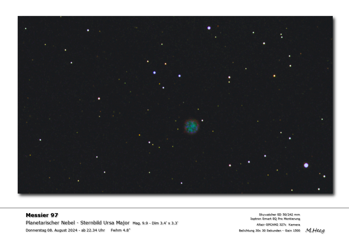 Planetarischer Nebel  im Sternbild Ursa Major