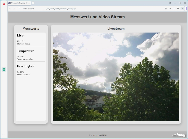Streaming-Oberfl&auml;che