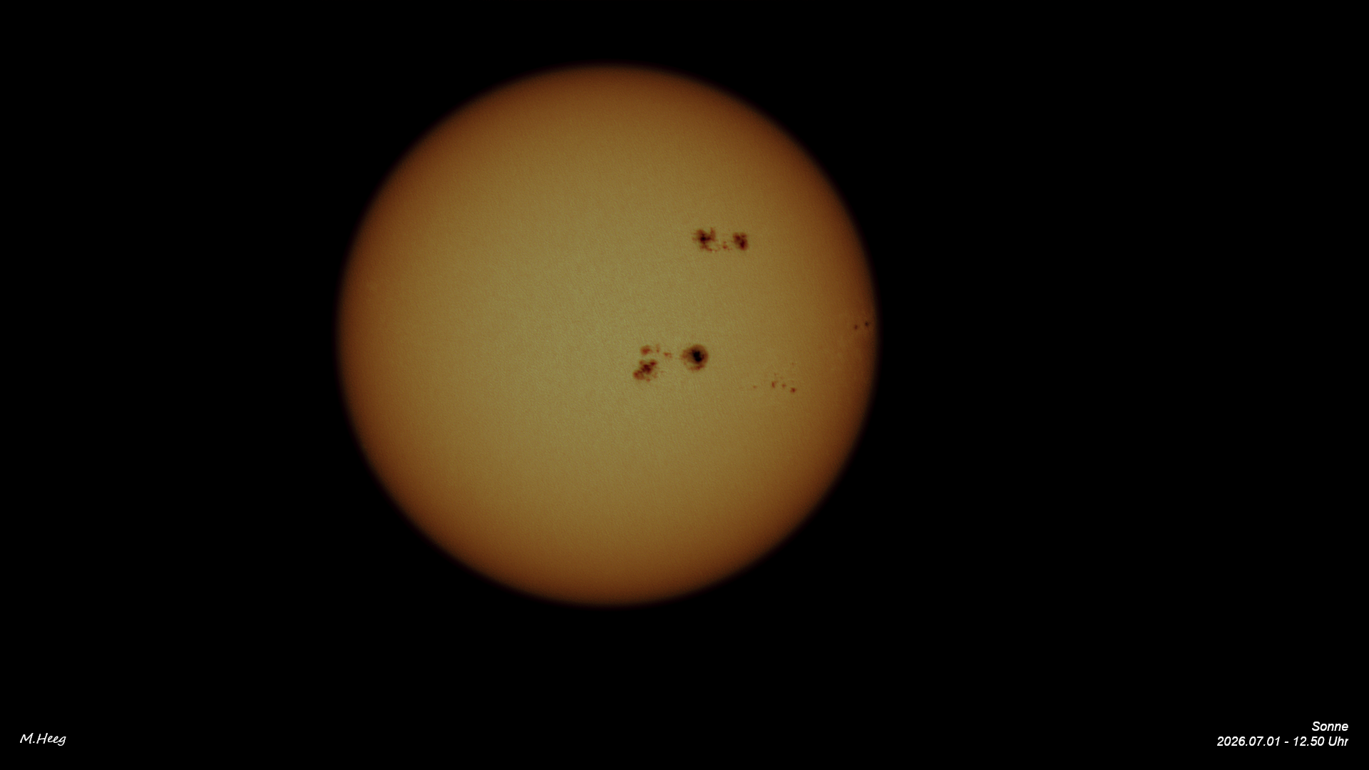 Sonne im Continuum