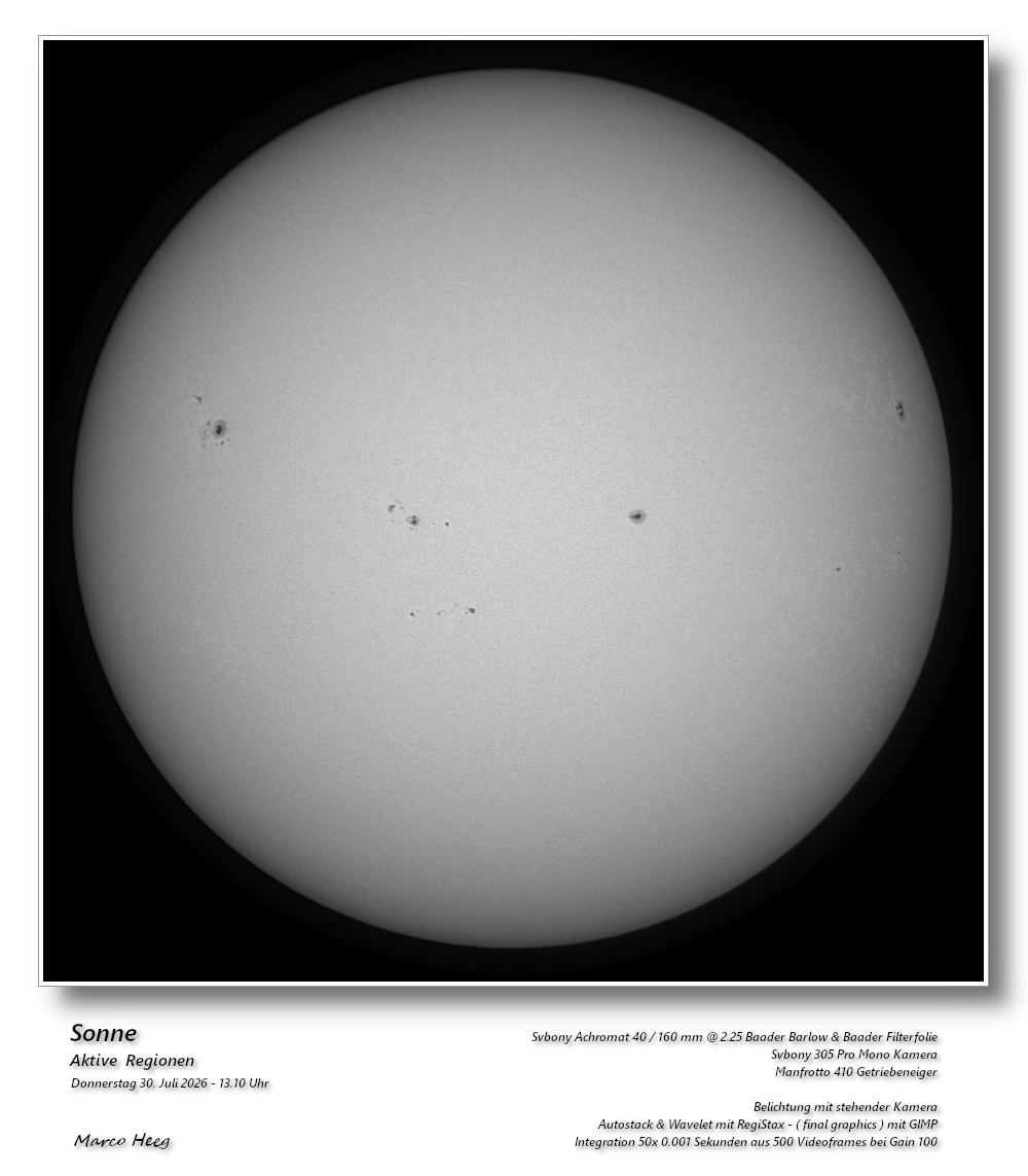 Sonne mit kleiner Ausr&uuml;stung
